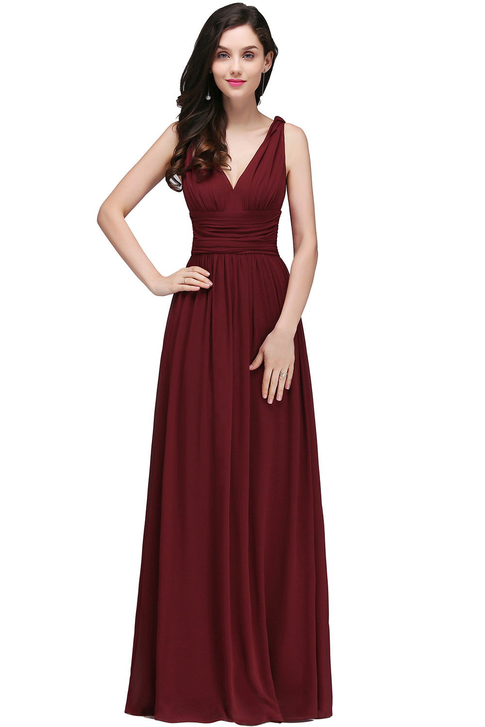 50.99 Sweet A-Line Mini-Length V Neck Bridesmaid Dress  Ruffles bridesmaid  dresses, Stunning bridesmaid dresses, Bridesmaid dresses online