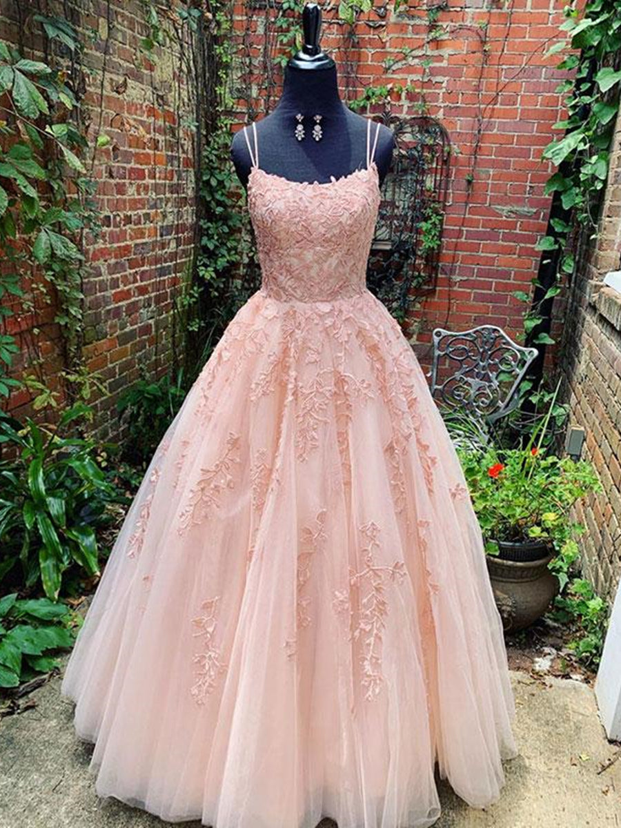 Capri | A-Line Lace Off-the-Shoulder Tiered Long Prom Dress with Slit |  KissProm
